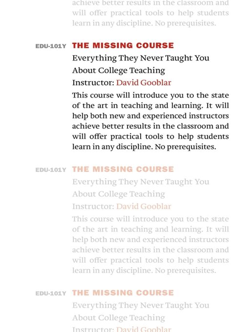 Title details for The Missing Course by David Gooblar - Available